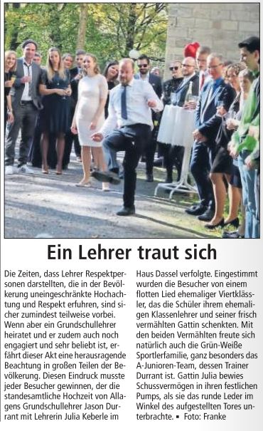 Der Soester Anzeiger berichtet am 16.10.2018